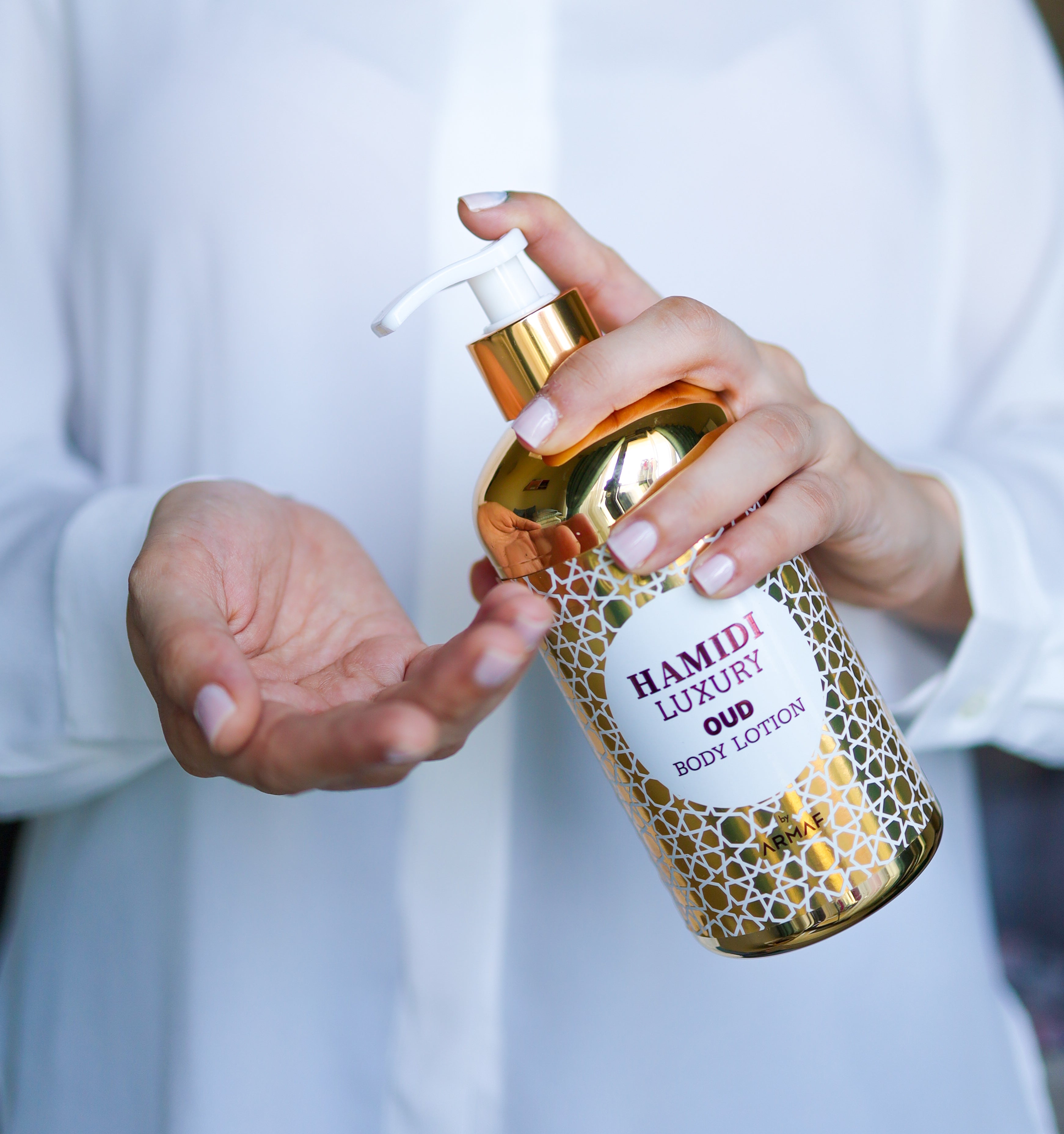 Hamidi Luxury Oud Body Lotion – Lightweight Hydrating & Scented