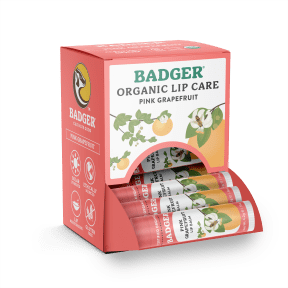 Badger Balms - Pink Grapefruit Lip Balm Display (18 x 4g 144)
