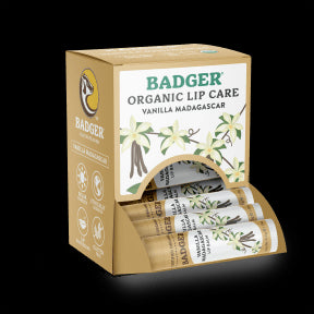 Badger Balms - Vanilla Madagascar Lip Balm Display (18 x 4g 144)