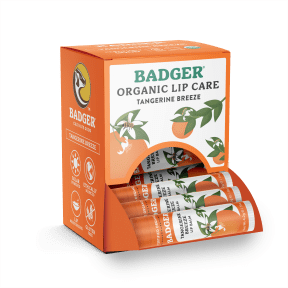 Badger Balms - Tangerine Breeze Lip Balm Display (18 x 4g 144)