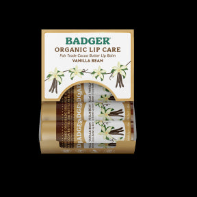 Badger Balms - Vanilla Bean Lip Balm Display (18 x 7g 144)