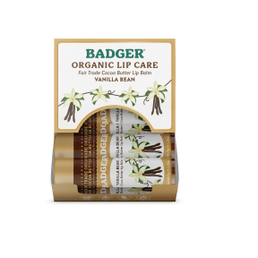 Badger Balms - Vanilla Bean Lip Balm Display (18 x 7g 144)