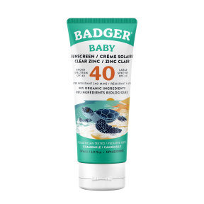 Badger Balms - SPF 40 Baby Clear Zinc Sunscreen (87ml 60)