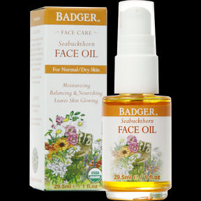 Badger Balms - Seabuckthorn Face Oil (Dry Skin) (30ml 24)
