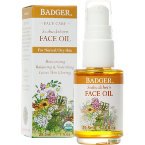 Badger Balms - Seabuckthorn Face Oil (Dry Skin) (30ml 24)