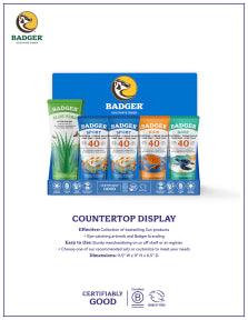 Badger Balms - Suncare Counter Display 20 Count (1disp 1)