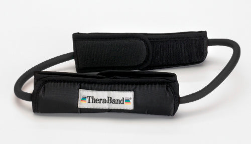 TheraBand Professional Resistive Tubing Loop w/ Padded Cuffs – Strength & Rehab