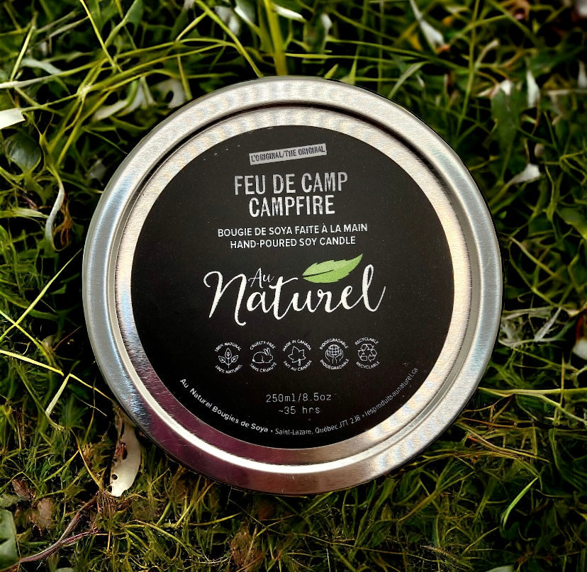 The Original Campfire Natural Soy Candle – 250ml, Canadian-Inspired Aroma