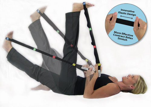 TheraBand Stretch Strap – Multi-Loop Flexibility & Rehabilitation Tool