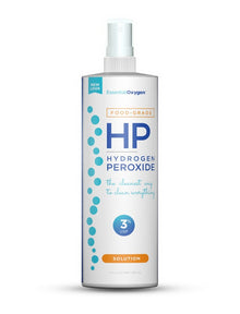 Essential Oxygen - Hydrogen Peroxide, Fd Grd 3%,Spray (237ml 12)