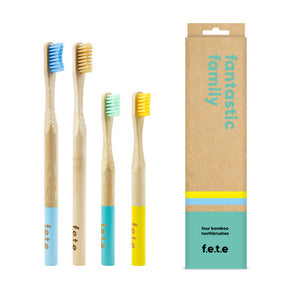 F.e.t.e. - Toothbrush Fantastic Family 4-Pack (4pk 40)