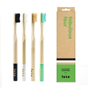 F.e.t.e. - Bamboo Toothbrush Multi Pack Firm (4pk 40)