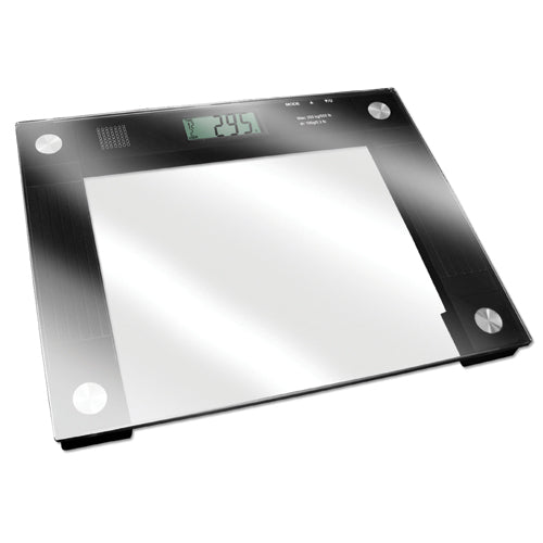 Talking X-Wide Glass Scale 550# Weight Capacity – Digital Talking Scale