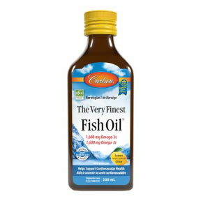 Carlson Laboratories - Very Finest Fish Oil - Lemon (200ml 12)
