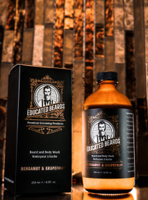 Educated Beards - Beard & Body Wash Brgmt Grpefrt (250ml 1)