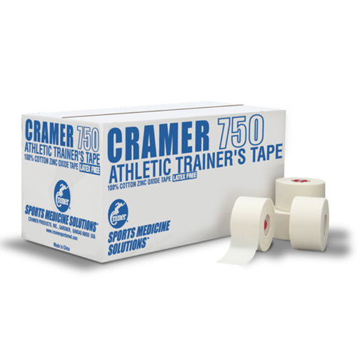 Athletic Tape Cramer 750 White 1.5 x 15 yd – Case of 32 Rolls