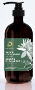 Ellie Bianca - Eucalyptus & Sage Natural Body Wash (750ml 1)