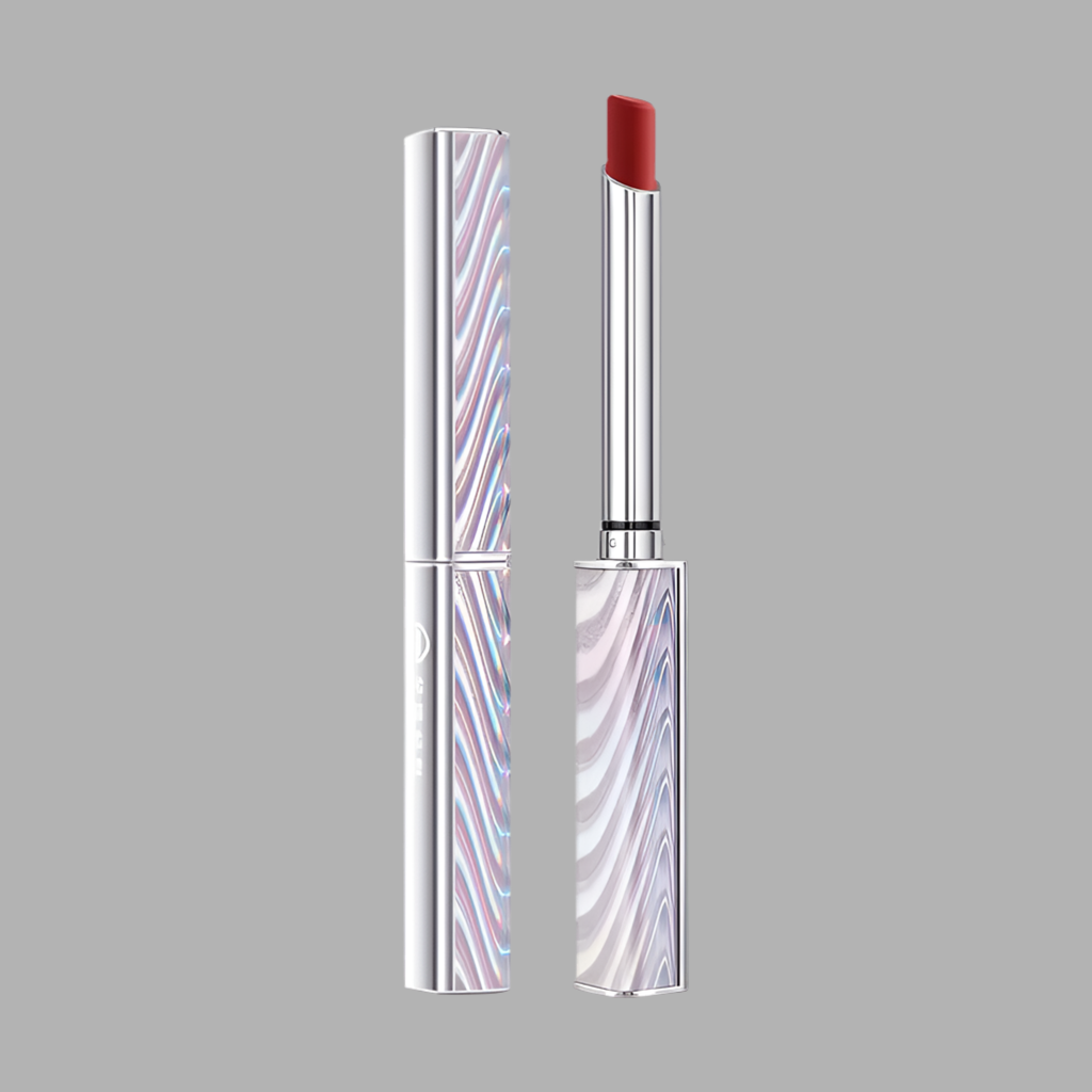 Chic Sleek Silver Red Lipstick – Bold Red, Vegan & Cruelty-Free