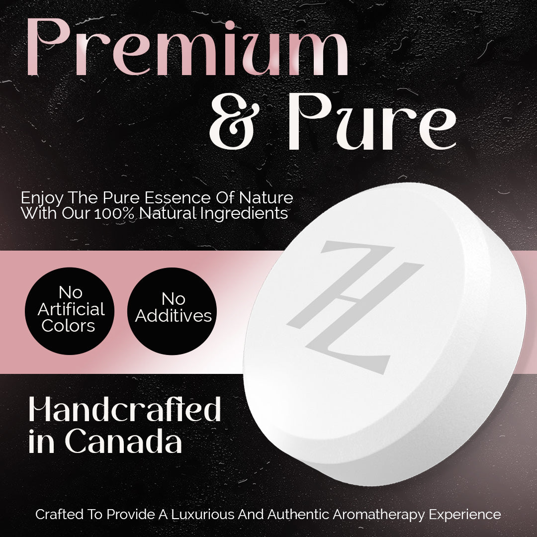 Zen & Hearth 6-Pack Shower Steamers Gift Set for Women | Natural Aromatherapy Shower Bombs – Relaxation, Self-Care & Stress Relief