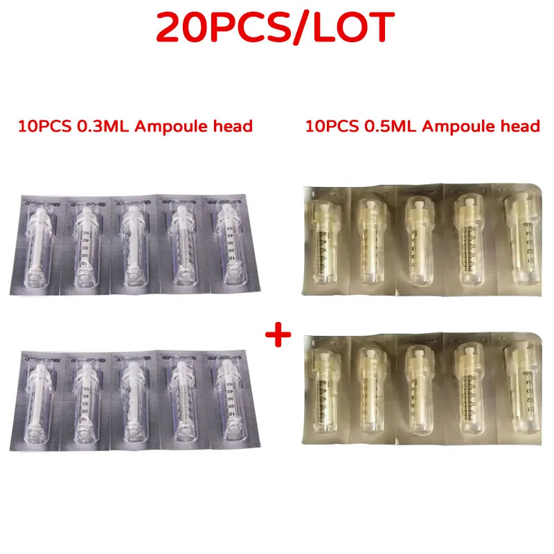 Disposable Sterile Hyaluronic Pen Adapter – 0.3ml & 0.5ml, Needle-Free, Single-Use