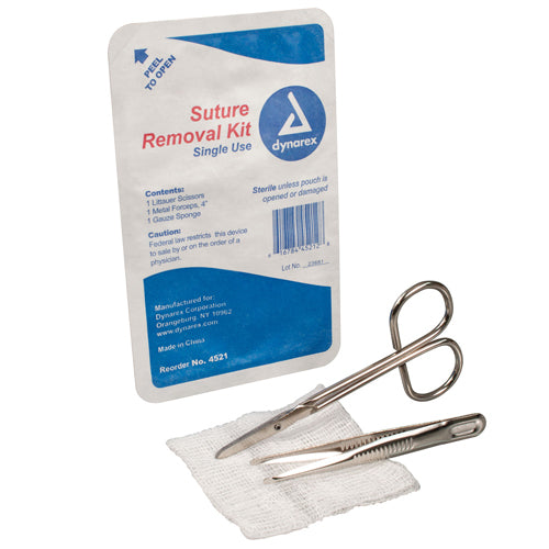 Suture Removal Kit Sterile – Box of 10 Kits for Post-Surgery Care