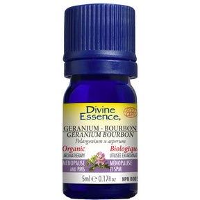 Divine Essence - Geranium Bourbon (Organic) (5ml 6)