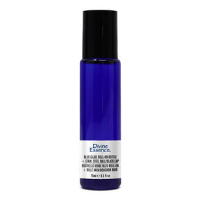 Divine Essence - Bl. Glass Roll-on Bottle 15ml + SS (15ml 6)