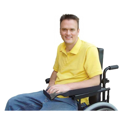 Fixed Arm Trough Foam Pad – Comfortable Wheelchair Arm Support Cushion