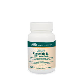 Genestra Brands - Active Chewable B12+L-Methylfolate (60tab 12)