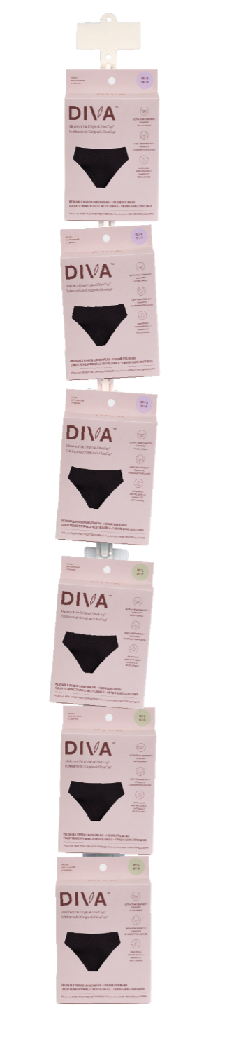 Diva International - Clip Strip Period Underwear (2) (1clstr 1)