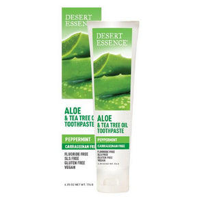 Desert Essence - Aloe & Tea Tree Carrageenan Free (176g 6)