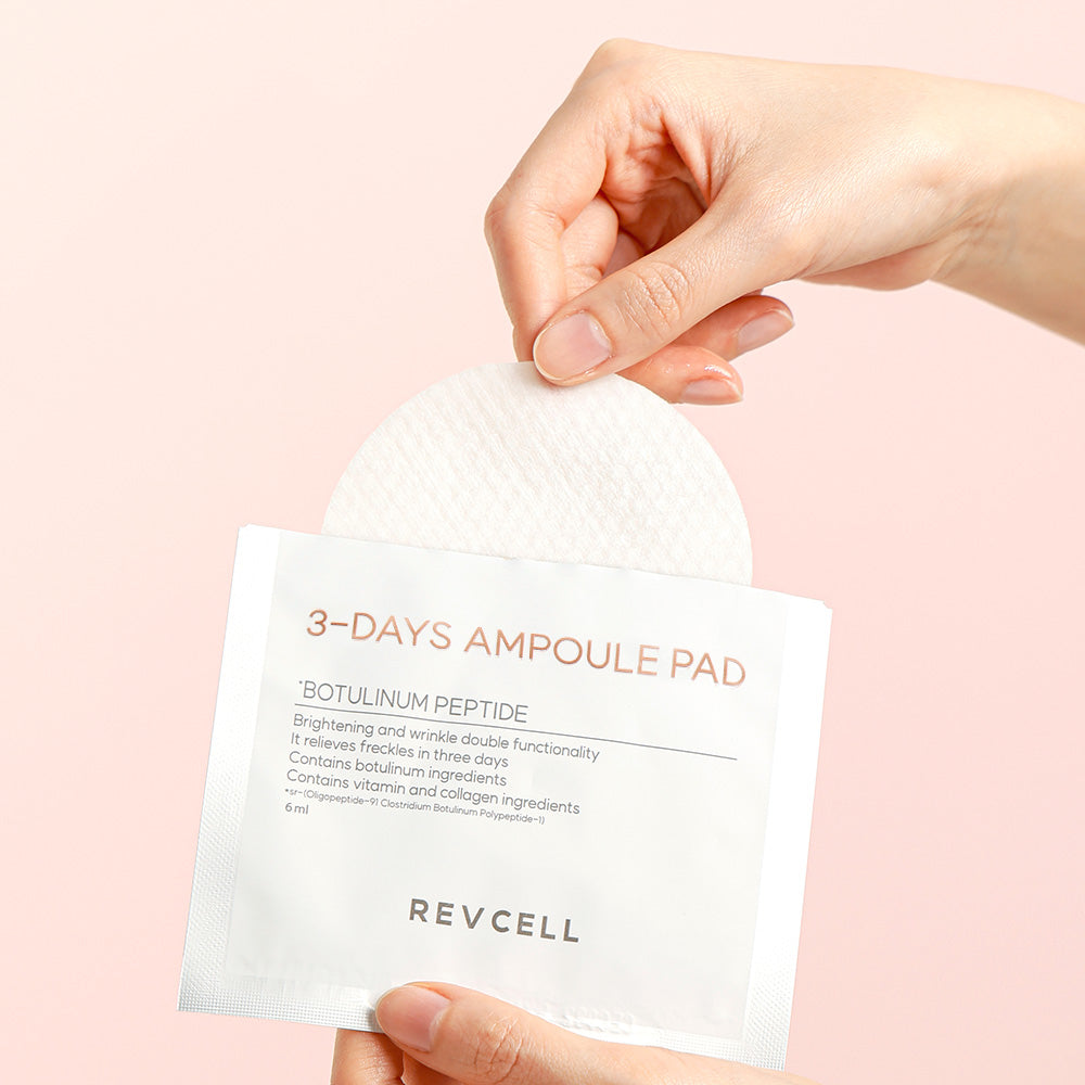 Revcell 3-Days Ampoule Pad (10 Pouches) | Intensive Firming & Brightening Mask