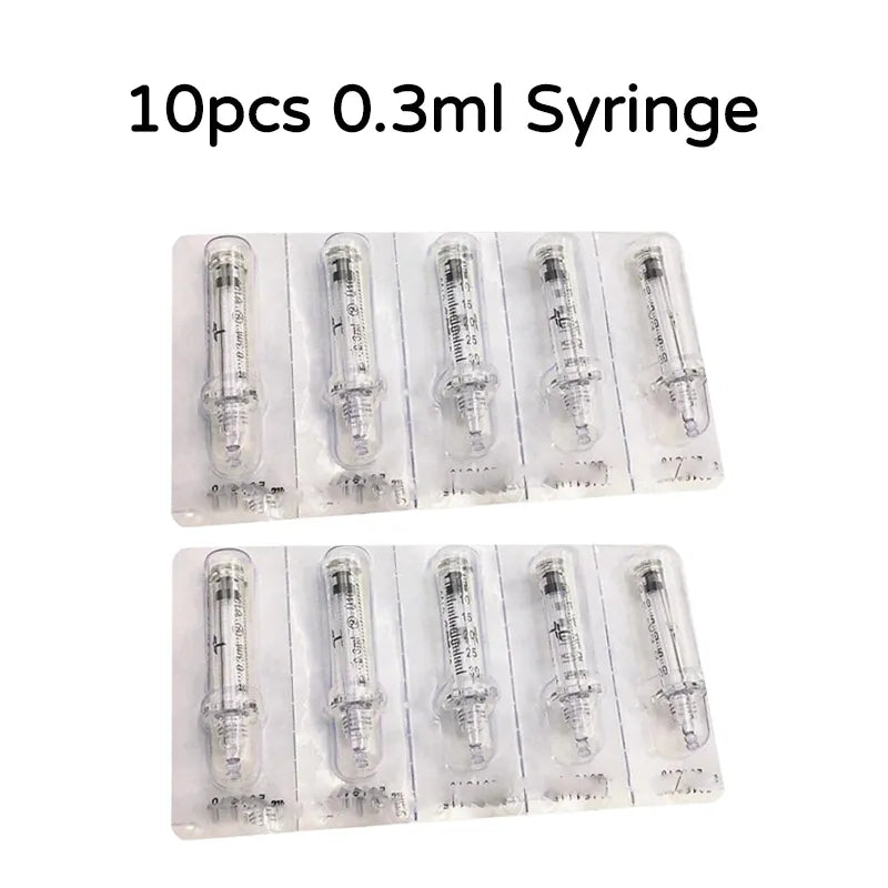 Disposable Sterile Hyaluronic Pen Adapter – 0.3ml & 0.5ml, Needle-Free, Single-Use