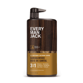 Every Man Jack - 3-in-1 All Over Wash Sandalwood (852ml 4)