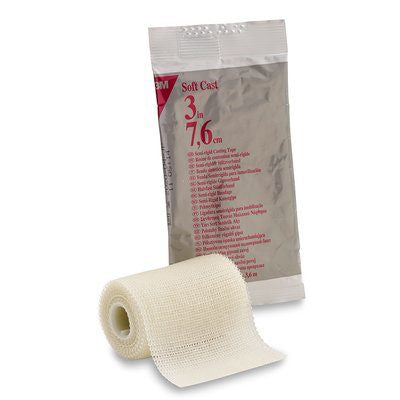 3M Scotchcast Soft Cast Tape – White, Box of 10 Rolls