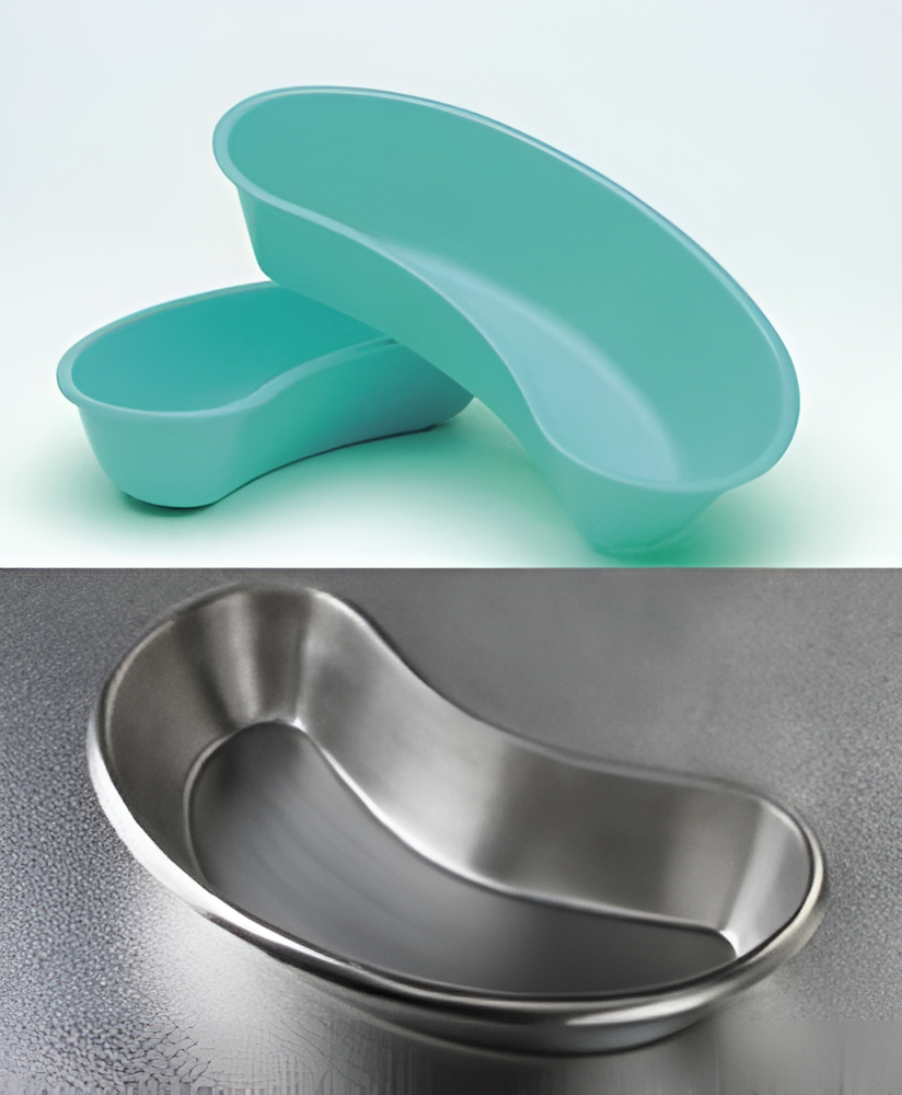 Disposable Gold Emesis Basin – 8½" Diameter, 500cc Capacity