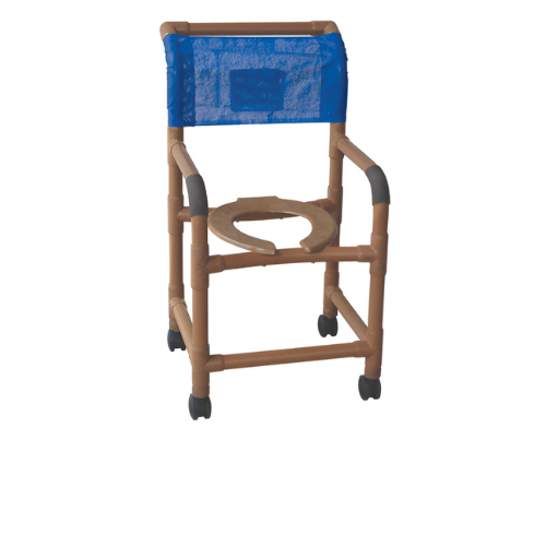 Shower Chair Standard PVC Wood-Tone – Durable & Stylish Bathing Support