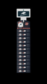 Green Beaver Co. - Choco Berry Lip Balm Clip Strip (12ct 12)