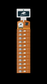 Green Beaver Co. - Caramel Lip Balm Clip Strip (12ct 12)