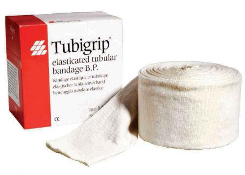 Tubi Grip Beige Compression Bandage – Size E, 3-1/2" x 33' – Elastic Support