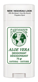 Earthwise/Eco-Wise Naturals - Aloe Vera Deodorant Stick (75g 24)