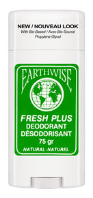 Earthwise/Eco-Wise Naturals - Fresh Plus Deodorant Stick (75g 24)