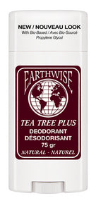 Earthwise/Eco-Wise Naturals - Tea Tree Plus Deodorant Stick (75g 24)