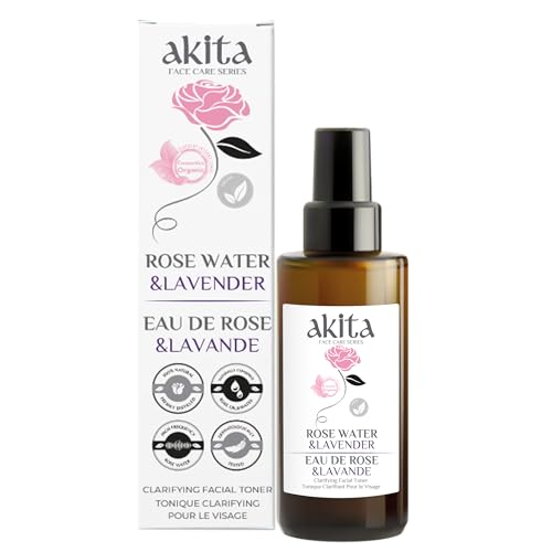 Akita - All Natural Rose Water with Lavender, 100ml