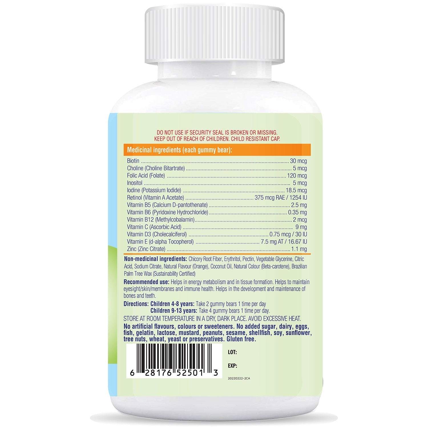 Allkidz - Multi Gummy Bears (Veg/Sugar Free), 90s