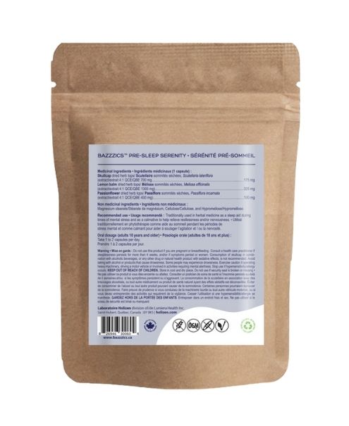 Bazzzics - Pre Sleep Serenity, 10caps