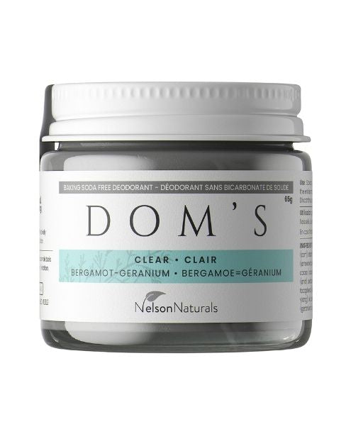 Doms Naturals - Clear Baking Soda Free Deodor. 65ml