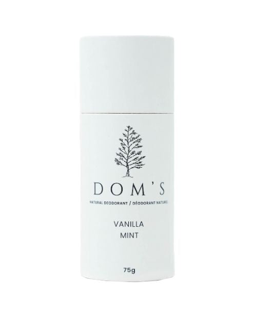 Doms Naturals - Vanilla/Mint Stick Deodor. 75g