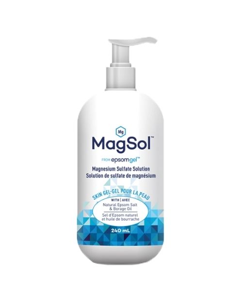 Epsom Gel - Epsomgel - Magsol Magnesium Sulfate 240ml