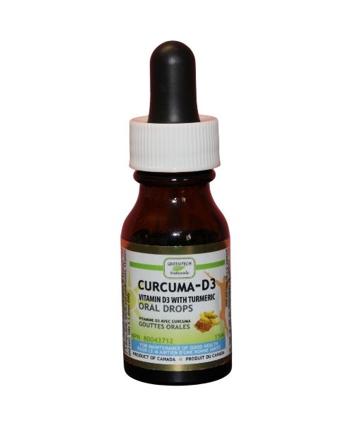 Greentech - Curcuma-D3 Oral Drops, 15ml